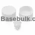 PP28 white plastic tamper-evident dropper screw cap