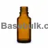 Dropper bottle 25 ml amber glass with a plastic dropper insert without cap