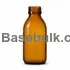 125 ml amber glass syrup bottle without cap