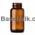 120 ml amber glass packer bottle with 38 mm neck, without cap