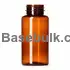 150 ml amber PET packer bottle with 38 mm neck, without cap