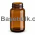 150 ml amber glass packer bottle with 45 mm neck, without cap