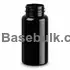 150 ml black PET packer bottle with 38 mm neck, without cap