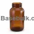 Packer bottle 200 ml amber glass with 45 mm neck without cap