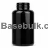 200 ml black PET packer bottle with 38 mm neck, without cap