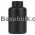 200 ml matte black PET packer bottle with 38 mm neck, without cap