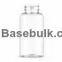 200 ml transparent PET packer bottle with 38 mm neck, without cap