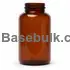 250 ml amber PET packer bottle with 38 mm neck, without cap