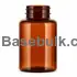 300 ml amber PET packer bottle with 45 mm neck, without cap