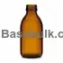 180 ml amber glass syrup bottle without cap