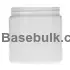 Wide-mouth jar 500 ml white PET with a 100 mm neck without cap
