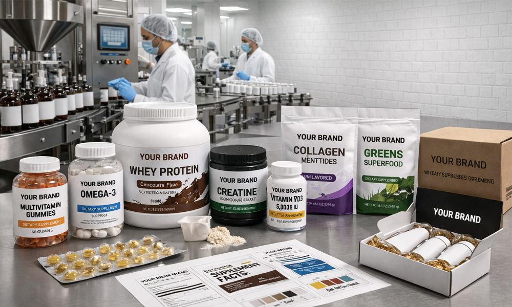 White Label Supplement Manufacturing